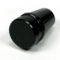 Tilt & Turn Steering Column Knob - Black Aluminum