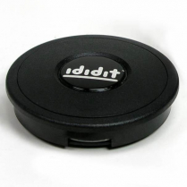 Steering Wheel Horn Button with ididit Logo - Black Plastic