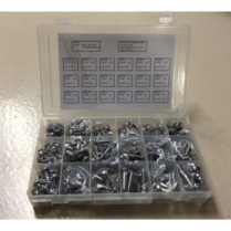 Stainless Indented Hex Bolt Kit - 500 Piece Assortment