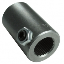 Steel Steering Coupler - 3/4"-48 x 3/4" Smooth Bore