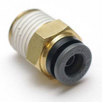 Airline Straight Fitting - 1/8" npt to 1/8" OD Airline