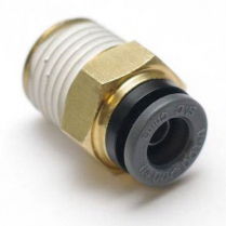 Airline Straight Fitting - 1/4" npt to 1/4" OD Airline