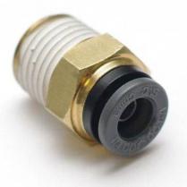 Airline Straight Fitting - 3/8" npt to 3/8" OD Airline