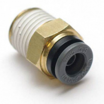 Airline Brass Nipple Fitting - 1/8" Male npt x 2" Long