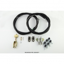Disc Parking Brake Cable Kit/Internal Drum with Clevis