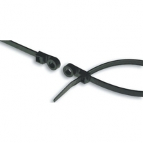 7" Cable Ties 50 lb with Mounting Hole - 50 Count