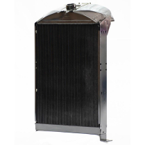 1933-34 Ford Stock Height Radiator for SBF/BBF Engines no AC