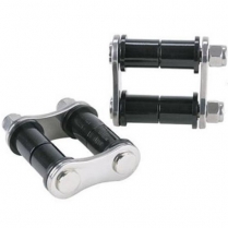 <N/A>  Spring Shackle Kit for 2" Springs - Polish Stainless