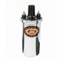 Flame Thrower Coil 40,000 Volt 1.5 ohm Oil Filled Chrome Can