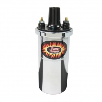 Flame Thrower Coil 40,000 Volt 3.0 ohm Oil Filled Chrome Can