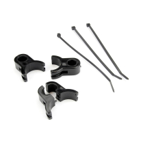 Screwless Black Chassis Clamps 1-5/8" x 5/8" Hole - 3 Pc
