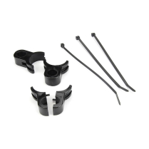 Screwless Black Chassis Clamps 1-5/8" x 11/16" or 8AN - 3 Pc