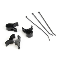 Screwless Black Chassis Clamps 1-5/8" x 13/16" or 10AN- 3 Pc