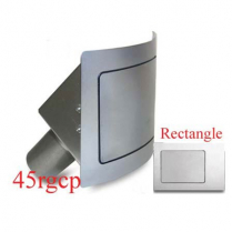 Rectangle 45 Degree Fuel Filler Door - Curved Face Pass Side