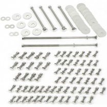 1947-50 Chevy Pickup Shortbed Polished SS Bed Strip Bolt Kit