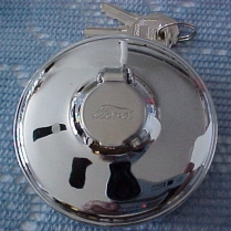 1932-48 Ford Passenger Car Locking Gas Cap with Ford Logo