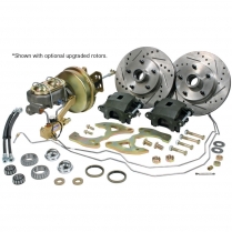 1955-57 Chevy Front Brake Kit w/Stock Spindles & Booster