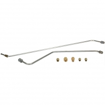 1958-64 Chevy Car Disc Brake Conversion Line Kit - Stainless