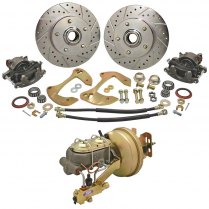 1965-68 Chevy Complete Disc Brake Kit w/Stock Spindles