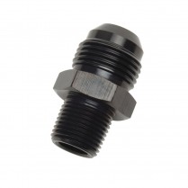 -6 AN Male to 1/4" NPT Male Adapter Fitting - Black