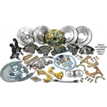 1967 Camaro Complete Front & Rear Brake Kit - Drop Spindle