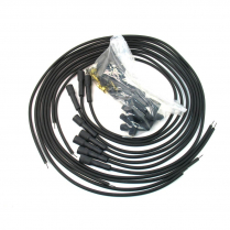Flame Thrower Univ V8 7mm 180 Deg Black Spark Plug Wires