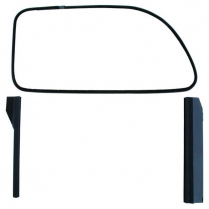 1937-39 Ford 2D Sedan & Club Coupe Door Window Channel Kit