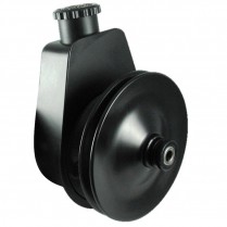 GM Power Steering Pump & Cap Press-On - Painted Black