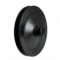 Power Steering Pulley 1 Groove with Press-On Pulley - Black