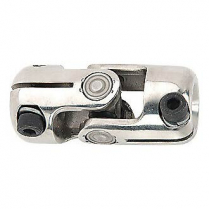 U-Joint, 3/4"-DD x 16mm DD - Polished Stainless