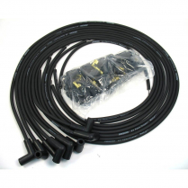 Flame Thrower 8mm Spark Plug Wires Univ V8 90 Deg - Black