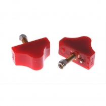 1964-72 Chevelle Lower Bump Stops - Red