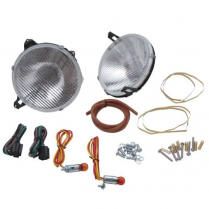 1939 Ford Deluxe Halogen Behind-The-Lens Headlamp Kit