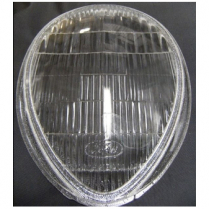 1939 Ford Deluxe Glass Head Lamp Lens with Ford Script