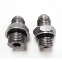Power Steering Adater Fittings - 16mm x 1.5 Flare to -6 AN