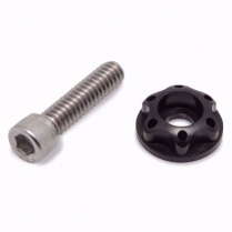 Universal 3/8" Aluminum Star Bolt Kit - Black