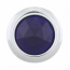 Universal Blue Dots with Chrome Bezel - Pair