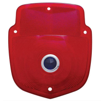 1953-56 Ford Truck Red Tail Light Plastic Lens w/Blue Dot