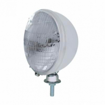 7" Chrome King Bee Headlight with 6014 Sealed Beam