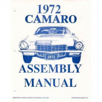1972 Chevy Camaro Factory Assembly Manual