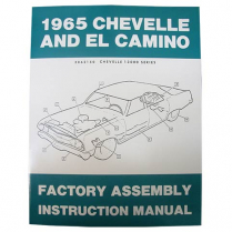 1965 Chevelle, El Camino & Malibu Factory Assembly Manual