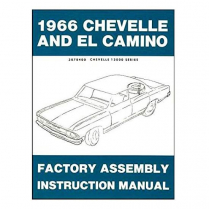 1966 Chevelle, El Camino & Malibu Factory Assembly Manual