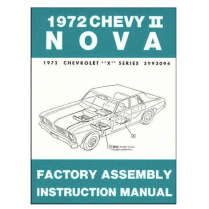 1972 Nova Factory Assembly Manual