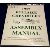 1957 Chevy Passenger Car Factory Assembly Manual