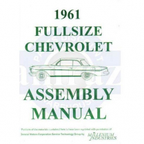 1961 Chevy Fullsize Car Factory Assembly Manual