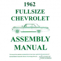 1962 Chevy Fullsize Car Factory Assembly Manual