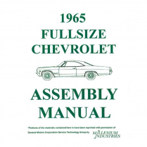 1965 Chevy Fullsize Car Factory Assembly Manual