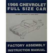 1966 Chevy Fullsize Car Factory Assembly Manual