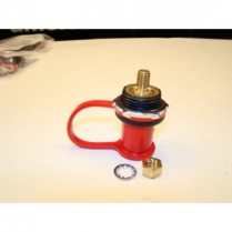 Battery Jumper Stud with Red Cap - Positive