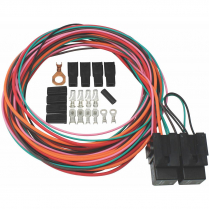 Single Electric Cooling Fan Dual with 40 Amp Relay Kit